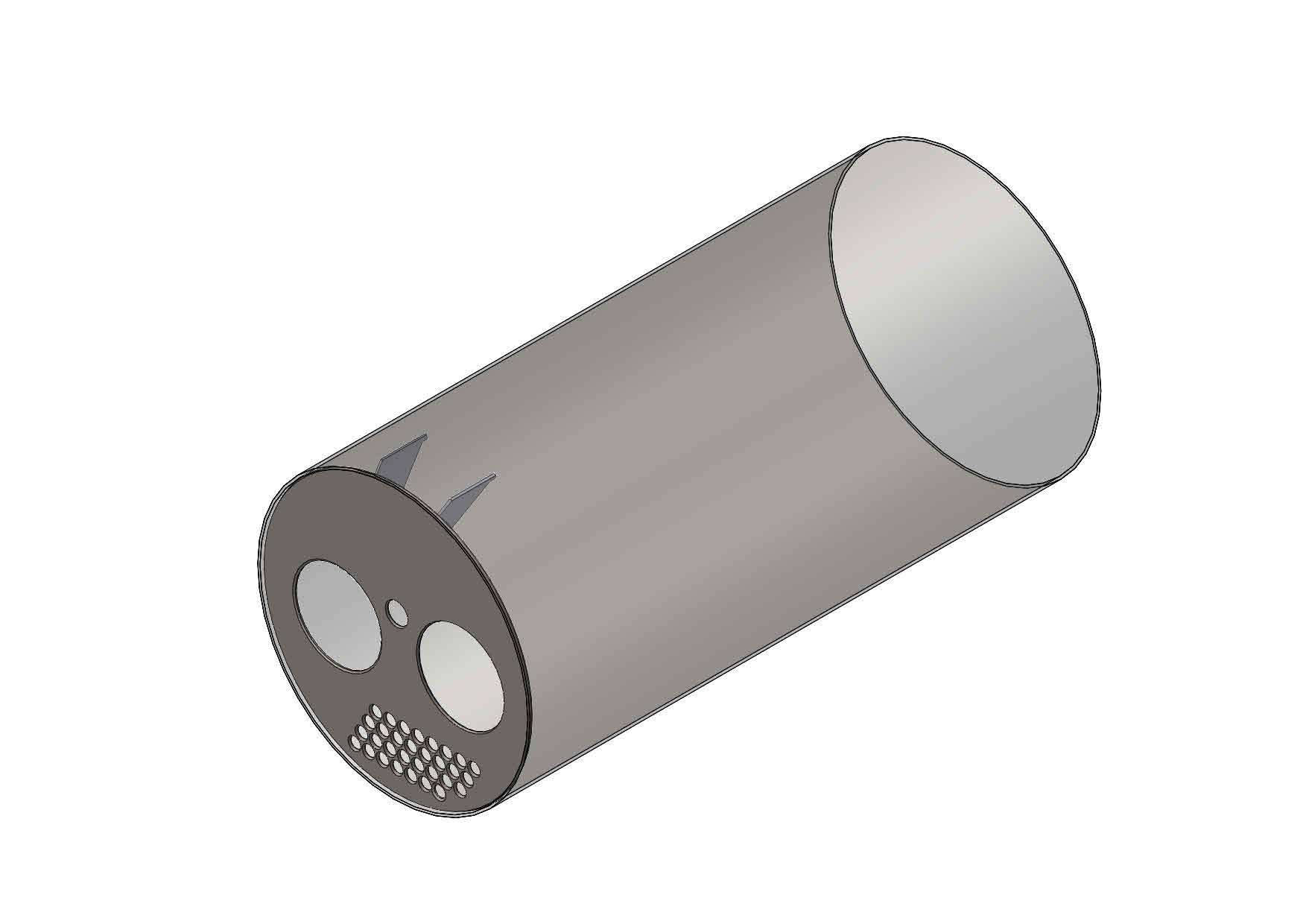 Boiler锅炉汽锅3D数模图纸 STEP格式